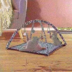 Pet Adobe Activity Center Interactive Play Area Station for Cats/Kittens with Mat, Toys and Napping | Foldable