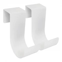 Mide Products 5738125 6 in. Short Fence Mount Hook Aluminum White - 25 lbs