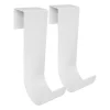 Flowers First Long Fence Mount Hook 10 in. Aluminum White - 25 lbs