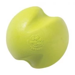 West Paw 8000416 Zogoflex Green Jive Synthetic Rubber Ball Dog Toy; Medium