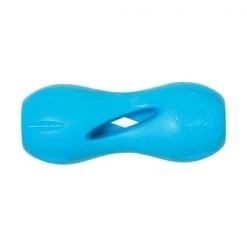 West Paw 8000385 Zogoflex Blue Qwizl Synthetic Rubber Dog Treat Toy & Dispenser; Large