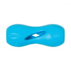 West Paw 8000382 Zogoflex Blue Qwizl Synthetic Rubber Dog Treat Toy & Dispenser; Small