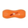 West Paw 8000384 Zogoflex Orange Qwizl Synthetic Rubber Dog Treat Toy & Dispenser; Small