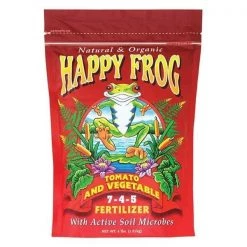 Foxfarm 7739543 Happy Frog Tomato & Vegetable Organic Fertilizer; 4 lbs