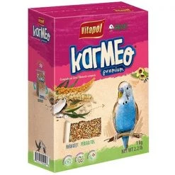 A&E Cage ZVP-2102 2.2 lbs Karmeo Premium Food for Parakeet Zipper Bag