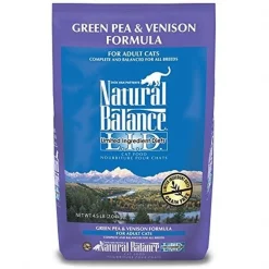 Natural Balance Pet Foods NA52065 Lid Green Pea & Venison Cat; 4.5 lbs