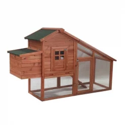 Aleko ACCRH75X26X46-UNB Chicken Coop Rabbit Hutch Cage