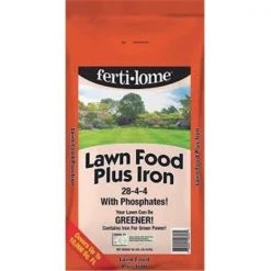 Ferti-Lome V60 10757 40 lbs Lawn Food Plus Iron 28-4-4 with Phosphates