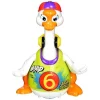AZImport PS828 Green Dancing Hip Hop Goose Development Musical Fun Toy; Green
