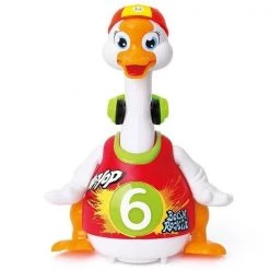 AZImport PS828 Red Dancing Hip Hop Goose Development Musical Fun Toy; Red