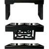 Peticare Barking Bistro Adjustable Dog Feeder - Black