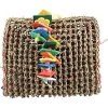 A&E Cage 001407 Happy Beaks Vine Mat forage Pouch Bird Toy
