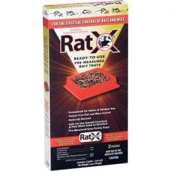 Ratx 021070 Ready To Use Use Pre-Measured Bait Trays; Pack of 2