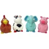 Multipet International 61245 Pot Belly Latex Buddies Toy; Assorted Color