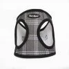 Bark Appeal BWPMEW-XXS Plaid Mesh EZ Wrap Harness; Black - 2XS