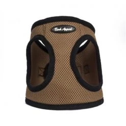 Bark Appeal CBMEW-L Mesh EZ Wrap Harness; Caramel Brown - Large