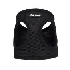 Bark Appeal MBMEW-M Mesh EZ Wrap Harness; Black - Medium