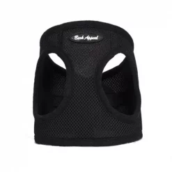 Bark Appeal MBMEW-L Mesh EZ Wrap Harness; Black - Large