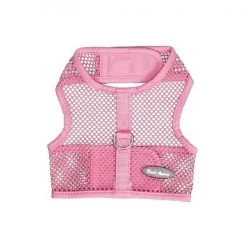 Bark Appeal PPNWNG-XS Wrap N Go Netted Cloth Hook & Eye Harness; Pink - Extra Small