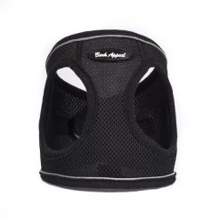 Bark Appeal BRMEW-XXS Mesh EZ Wrap Reflective Harness; Black - 2XS