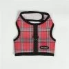 Bark Appeal RPWNG-XS Plaid Mesh Wrap N Go Cloth Hook & Eye Harness; Red - Extra Small