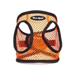 Bark Appeal ONEW-XXS Netted EZ Wrap Harness; Neon Orange - 2XS