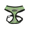 Bark Appeal GPBEZ-L Plaid Breathe EZ Mesh Harness; Green - Large