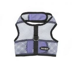 Bark Appeal LNWNG-XS Netted Wrap N Go Cloth Hook & Eye Harness; Lavender - Extra Small