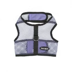 Bark Appeal LNWNG-M Netted Wrap N Go Cloth Hook & Eye Harness; Lavender - Medium