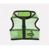 Bark Appeal GNWNG-S Netted Wrap N Go Cloth Hook & Eye Harness; Lime Green - Small
