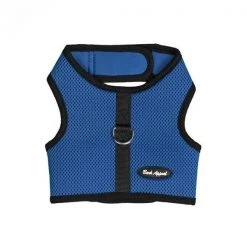 Bark Appeal BBWNG-M Wrap N Go Mesh Cloth Hook & Eye Harness; Blue - Medium