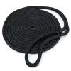 Brybelly SBOA-203 15 ft. Double-Braided Nylon Dockline; Black