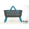 Kajo G710 4 gal Medium Basket; Gray & Turquoise Blue