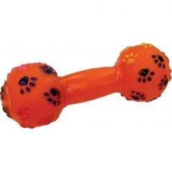 Happy Pup Dog Vinyl Dumbell Toy - Large