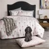 Dog Whisperer 03681049900200 Lady Comforter Set & Pet Bed; Pink & White