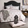 Dog Whisperer 03668869900200 Pink Lady Comforter Set & Pet Bed; Pink & White - Twin Size