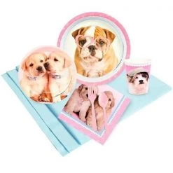 Birthday Express 256030 Rachael Hale Glamour Dogs Party Pack; Multicolor - Pack of 16