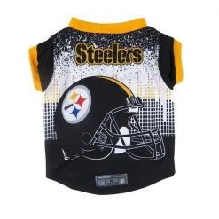Little Earth Pittsburgh Steelers Pet Performance Tee Shirt Size XS