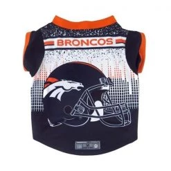 Little Earth Denver Broncos Pet Performance Tee Shirt Size S