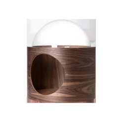 Myzoo MZ-SS-Gamma-L-W Spaceship Gamma Wall Mounted Cat Bed Open on the Left; White