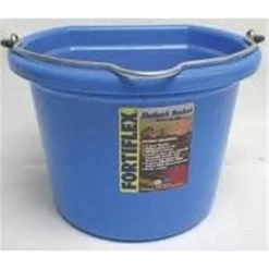 Fortress Industries Llc Fortex Industries 1625158 8 qt. Sapphire Blue Flat Back Bucket