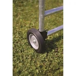 Powerfields 1382167 Gate Wheel; Black