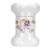 Carolines Treasures CK2219BSTJ English Bulldog Bone Shaped Treat Jar