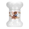Carolines Treasures CK2375BSTJ Chihuahua Puppy Bone Shaped Treat Jar