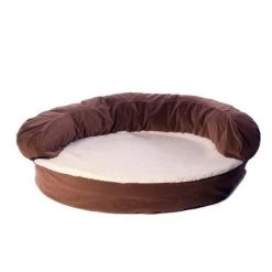 Carolina Pet Company Carolina Pet 011180 Ortho Sleeper Bolster Bed - Chocolate; Small