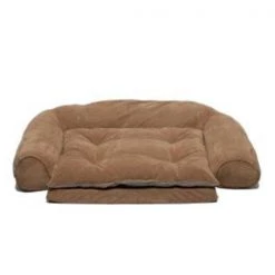 Carolina Pet Company Carolina Pet 015370 Ortho Sleeper Comfort Couch with Removable Cushion - Chocolate; Large