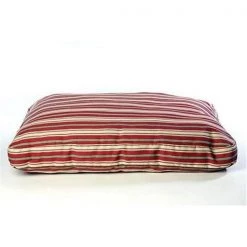Carolina Pet Company Carolina Pet 015630 Faux Gusset Jamison Pet Bed - Red Stripe; Large