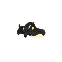Warren Pet Products8833504 FatHedz Mini Doberman Plush Dog Toy