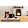 Wags N Whiskers Wags -N- Whiskers BOHCO=12 /15887 Pet Bed Mattress For Dogs & Cats - Geometric - Large - Brown