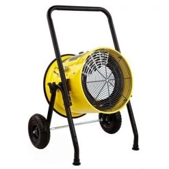 Dr. Heater USA DR-PS11524 15000W 240V Single Phase Portable Fan Forced Electric Heater; Yellow
